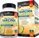 Garcinia Cambogia Píldoras de pérdida de peso - Maximum Strength Appetite Suppressant &amp; Fat Burner for Men &amp; Women - 1600mg Extracto natural > 960mg HCA - Metabolism Booster &amp; Carb Blocker Capsules - 60Ct