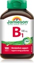 Jamieson Vitamina B1 (Thiamine) 100 mg, 100 tabletas