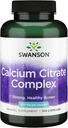 Swanson Calcium Citrate Complex Bone Muscle Nerve Health Pressure Support Mineral Supplement 250 mg Calcium (from Citrate & Carbonate) 100 Capsules