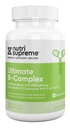 Nutri Supreme Ultimate B Complex, Highly Absrobable Essential B Vitamins with Methylfolate to Support Nervous System Function, 60 cápsulas