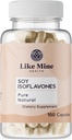 Como Mine Soy Isoflavones (100 cápsulas), Puro &amp; Natural, Suplemento dietético, No Fillers