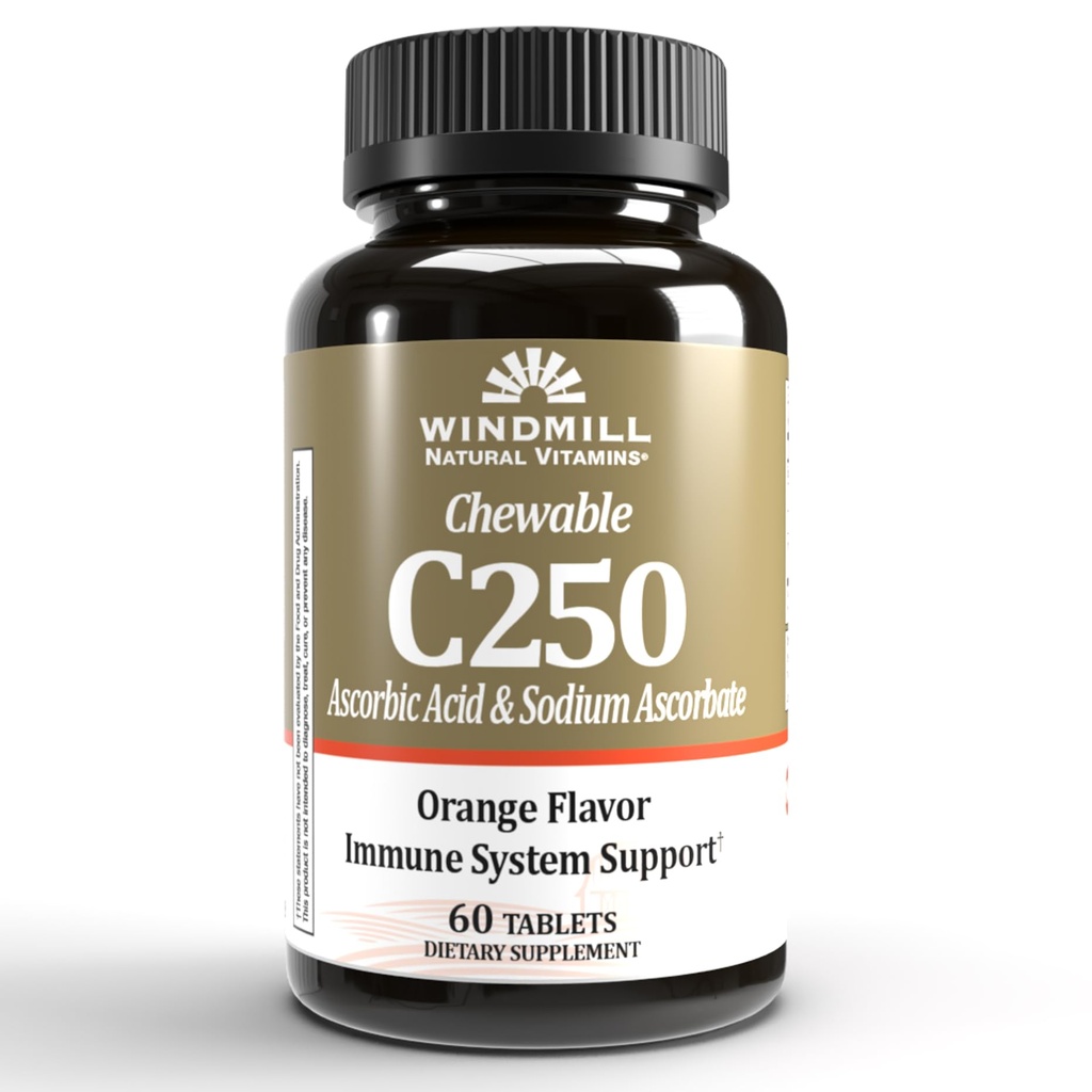 Vitamin C CHEWTBS 250MG TNGR WMILL Size: 60