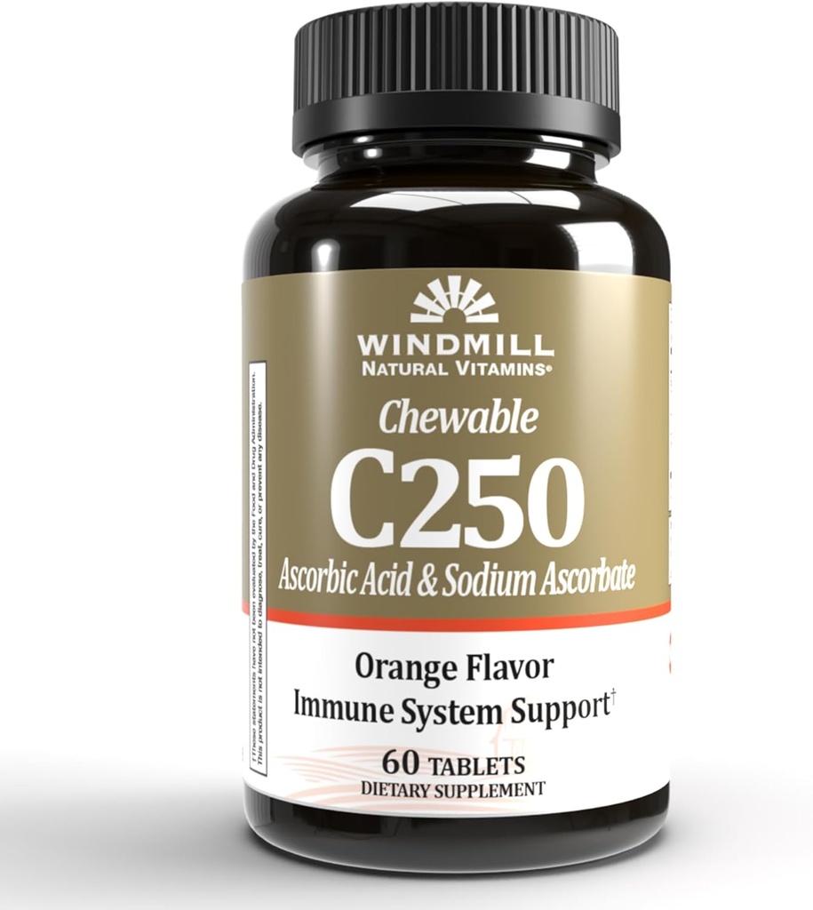 Vitamina C CHEWTBS 250MG TNGR WMILL Tamaño: 60