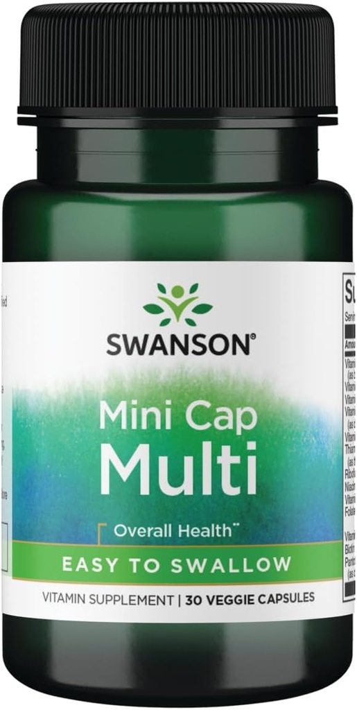 Swanson Daily Multivitamin Sin Minerales 30 Veg Capsules