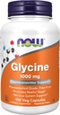 AHORA Suplementos de alimentos, Glycine 1000 mg Free-Form, Neurotransmitter Support*, 100 cápsulas Veg