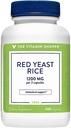 El arroz de levadura roja de la vitamina Shoppe - 1.200 MG (240 cápsulas)