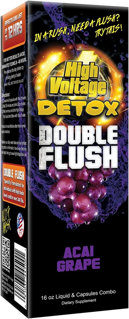 Alto voltaje Detox Doble Flush Acai Grape