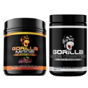 Gorilla Mind Pre Workout (Cherry) + Creatine (100 Serv.) - Estadio completo para mejorar la fuerza, potencia de salida y tamaño del músculo