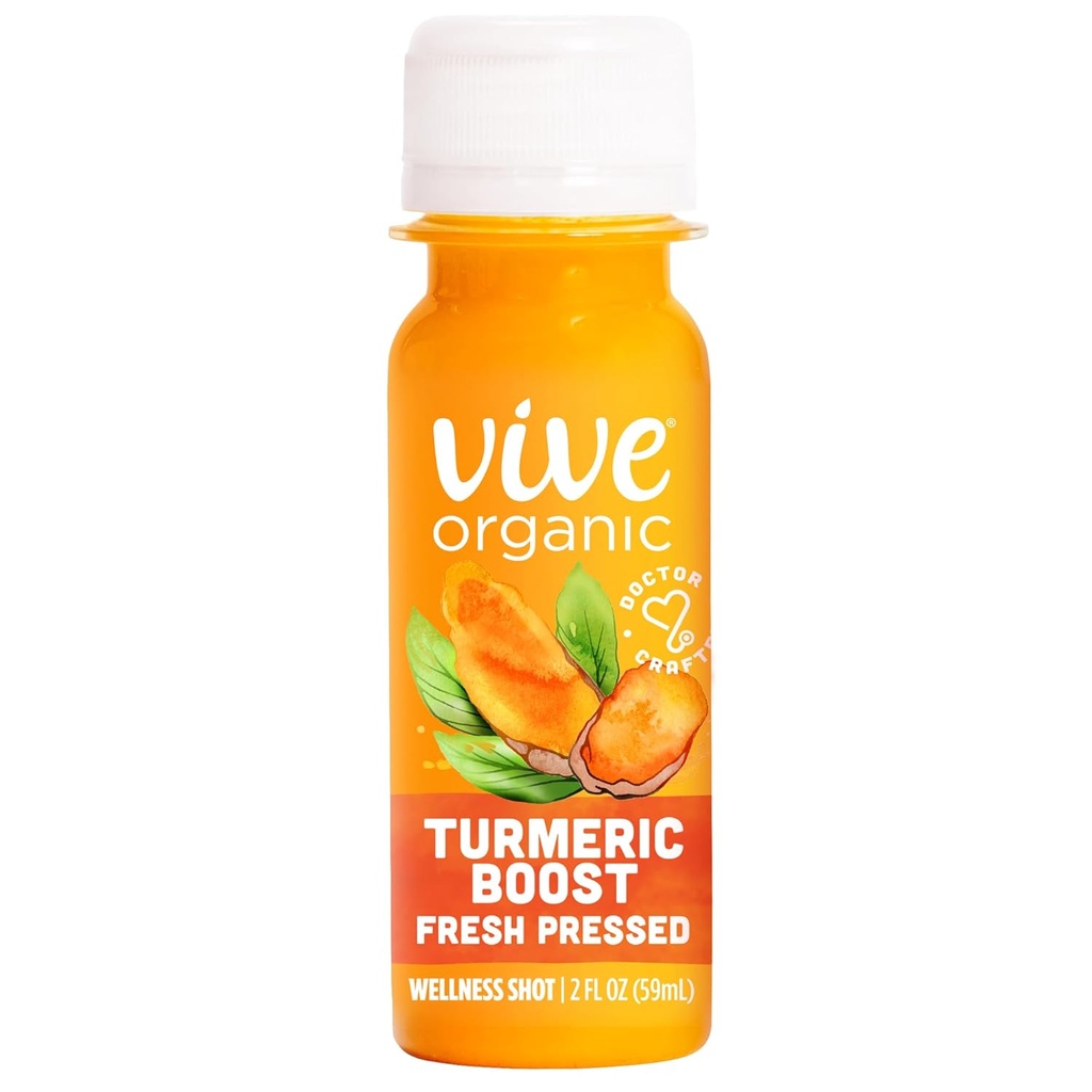 Vive Orgánica Pure Boost Turmeric Shot (2oz Bottle)