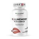 Hallusa Natural Brain Health Supplement – Ginkgo Biloba, B Vitaminas " Choline – Memory & Focus Support – Mental Clarity & Energy – Brain Booster for Men &amp; Women – 60 cápsulas
