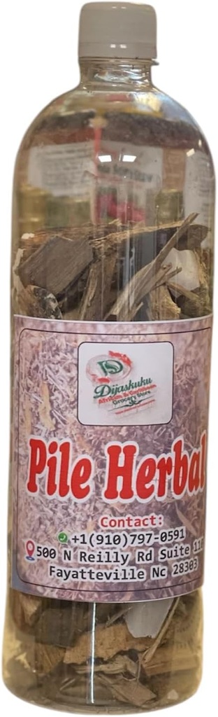 Herbs Pile (Agbo Jedi) Suplemento Herbal Tradicional, Botella de plástico