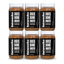 Fatworks Gourmet Cage-Free Duck Bone Broth, Traditional Flavor, Keto, Paleo, Collagen Rich, Preservative Free, 6 pack of 15 oz. Jars