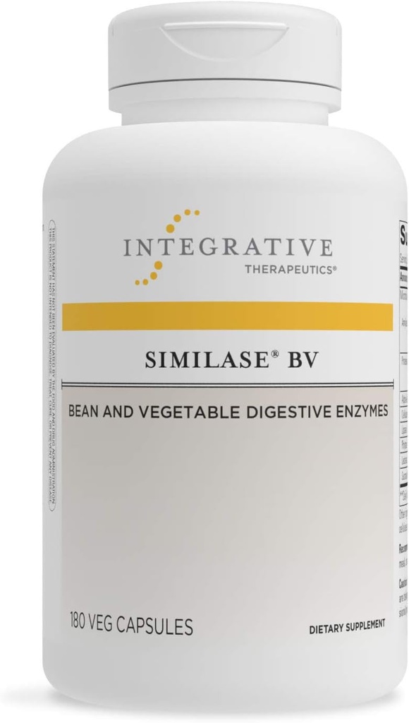 Terapéutica Integrativa Similase BV - Suplemento de Apoyo a la Digestión para Hombres* - Apoya la Digestión con Enzymes* - Vegan &amp; Dairy-Free - 180 Capsules (90 Servimientos)