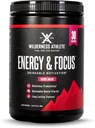 Wilderness Athlete - Energy & Focus TENER Energy Booster for Women &amp; Hombre - Energy Drink Mix with Natural Caffeine - Low-Carb, Zero Sugar Energy Drink Powder - 30 Serving Energy Drink Tub (Cherry Limeade)