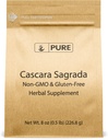 Ingredientes originales puros Cascara Sagrada (8oz) Libre de gluten, Glycosides