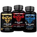 Prime Labs Prime Testosterone Booster + Night Duty Sleep Suplemento + Tongkat Ali Plus (60 Cuenta cada uno)