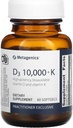 Metagenics D3 10,000 con K2 Soft Gels, 60 Cuenta