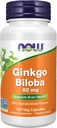 AHORA Suplementos Alimentarios, Ginkgo Biloba 60 mg, 24% Extracto Estándarizado, Proyecto No OGM Verificado, 120 cápsulas Veg