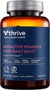 Vthrive Once Daily bioactive Multivitamin for Women Advanced Formula to Support Healthy Aging, Stress Management, and Global Vitality with Essential Nutrients (30 Vegetarian Capsules)
