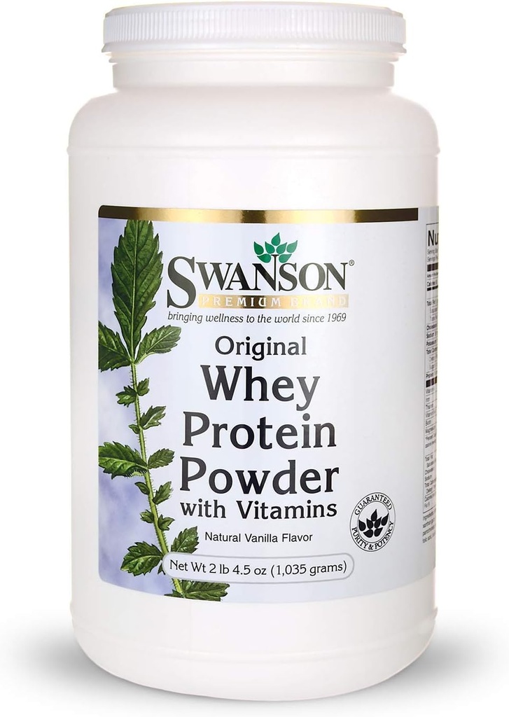 Whey Protein Powder 36,5 oz vainilla sabor (1,035 gramos)