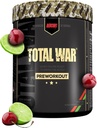 REDCON1 Total War Pre Workout, Cherry Lime - Beta Alanine + Citrulline Malate Vegan &amp; Keto Friendly Preworkout for Men &amp; Women with 320mg of Caffeine (50 Servings)