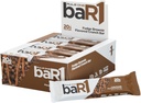 Regla 1 baR1 Crunch Bar - On-The-Go Convenient Protein Snack Bares con 20g Premium Protein, Naturalmente-Packed con EAAs/BCAAs, Hunger-Filling Fiber (12 Conde Box, Fudge Brownie)