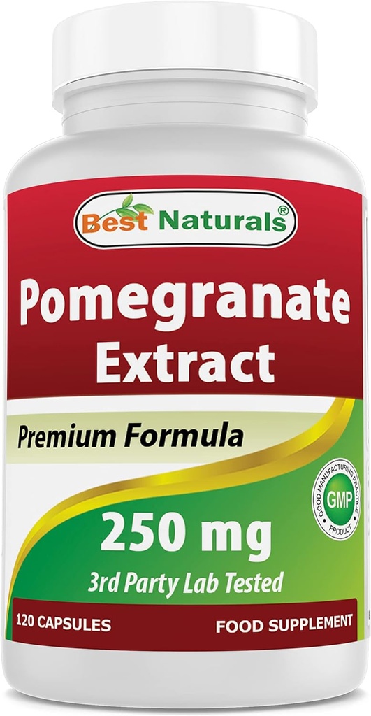 Mejores Naturales Extracto de granada 250 mg 120 cápsulas