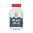 Herbal Vineyards Organic Wildcrafted Sea Moss and Beetroot 60 Capsules | Immune Support, Digestive Health & Improved Energy | Vegan Friendly | Non-GMO | Ethically Sourced