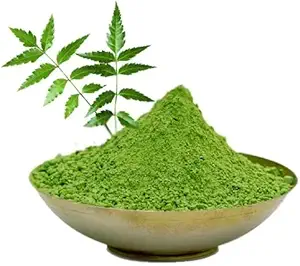 Orgánica Neem Leaf Powder - 100% Puro &amp; Natural Silencio Ayurvedic Skin &amp; Hair Care Silencio Acne &amp; Dandruff Remedy ← Inmunity Booster Silencio desde Sri Lanka ← 50g Pack (1.7 oz)