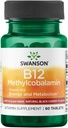 Swanson Methylcobalamin High Absorption Vitamina B-12 2.5 Milligrams 60 Tabs