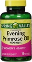Valle de primavera - Primrose de noche aceite 1000 mg, 75 Softgels