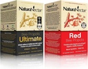 NaturaNectar Natural Bee Propolis Bundle - Bee Propolis Ultimate y Red Propolis - para soporte inmunológico y respiratorio, y un Metabolismo saludable - 60 cápsulas por botella