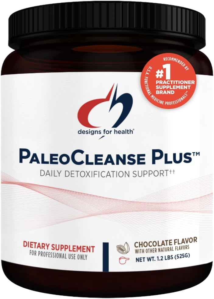 Diseños para PaleoCleanse Plus - Detox Powder con 18g Broth de hueso Proteína, Herbs Antioxidantes, Vitaminas + Minerales - Smoothie Shake Drink Mix, Chocolate (15 Servimientos / 525g)