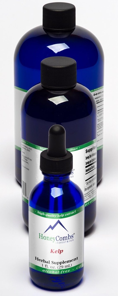 Kelp –Apoyos El Cerebro, Digestión, Glands, Pelo, Corazón y Más – Extracto líquido libre de alcohol