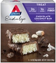 Atkins Endulge Chocolate Coconut Bar, Postre Favorito, Alto en Fiber, 1g Azúcar, 5 Cuenta