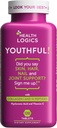 Lógicas de salud Collagen juvenil 6.000 mg Ø Collagen Peptides Tipos 1 y 3 con ácido hialurónico y vitamina C vivieron Collagen Anti-Aging para articulaciones saludables " Skin " 120 Collagen Tablets