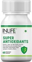 Sheltr Super Antioxidante Suplemento Lycopene, Té verde, cardo de leche, Curcumin, semillas de uva, Ginkgo Biloba, jengibre, arándano, arándano, ácido lipoico alfa, luteína, zaxantina - 60 cápsulas (Pack de 1)