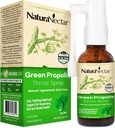 NaturaNectar - Green Propolis Throat Spray - Único, calmante Throat Care Relief with Brazilian Bee Propolis - Natural and Non-Alcoholic Throat Care Formula from Sustainable Beekeeping (1-Pack, 30mL)