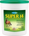 Farnam Super 14 Healthy Skin &amp; Coat Supplement for Horses, Keeps Coats Shiny &amp; Gleaming Year-Round 2.75 libras, 44 Day Supply
