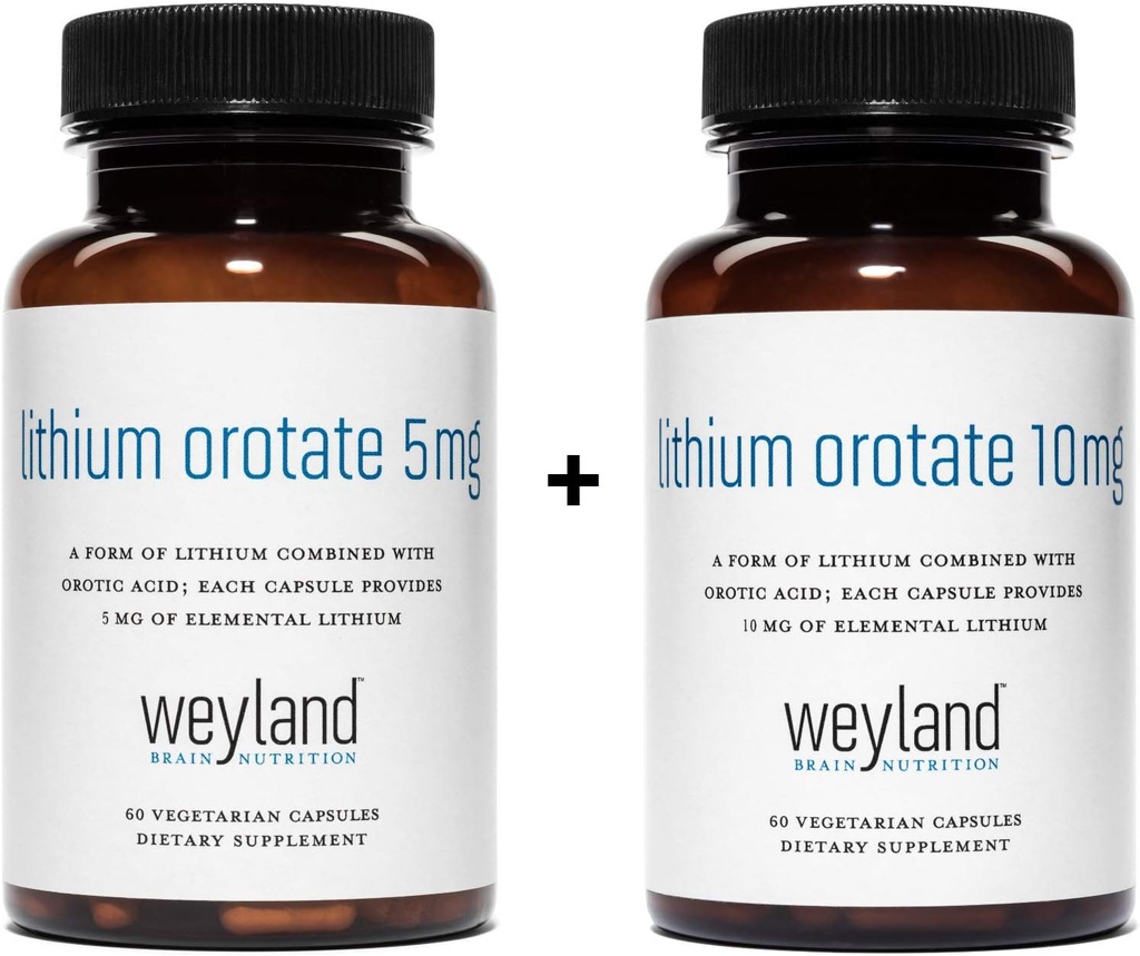 Litio Orotate 5mg + Litio Orotate 10mg