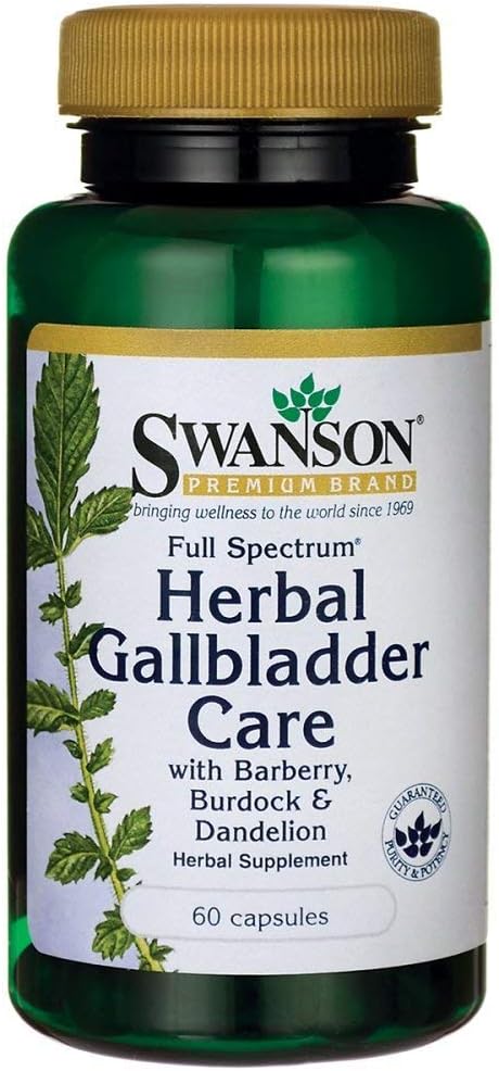 Swanson Full Spectrum Herbal Gallbladder Cuidado 60 cápsulas