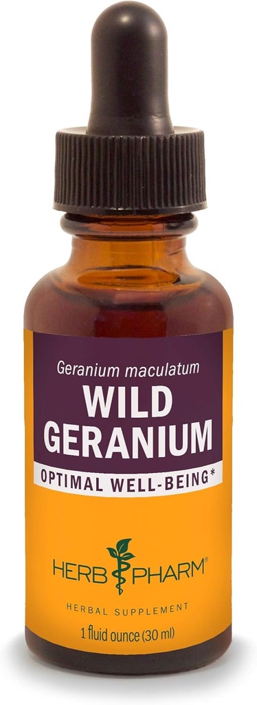 Herb Pharm Wild Geranium (Cranesbill) Liquid Extract - 1 Ounce