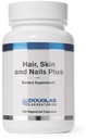 Douglas Laboratories Pelo, Piel &amp; Nail Plus tóxico Vitaminas, Minerales y Nutrientes Formulados para apoyar el cabello saludable, la piel y las uñas latitud 100 cápsulas