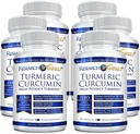 Investigación Curcumina Turmérica Verificada - con Complejo BioPerine, Curcumin C3 - Vegan - Hecho en EE.UU. - 360 cápsulas