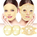 Face Ice Pack y 2 Packs Silicone Face Mask Cover, Full Facial Frozen Masks Hot Cold Face Compress Reusable Skin Care Set for Women for Puffiness Swelling Relief Beauty Spa Essentials