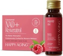 Líquido NAD + sufrimientoResveratrol permanecen Alternativa NMN Silencio 10x Más Absorción Silencio Liposomal Nicotinamide Riboside y Resveratrol con Antioxidantes Silencio Twice-a-Week ← Firm Skin & Brain Health permanente 10 Shots
