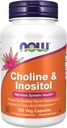 Choline " Inositol, 500 mg, 100 caps by Now Foods (Pack of 6)