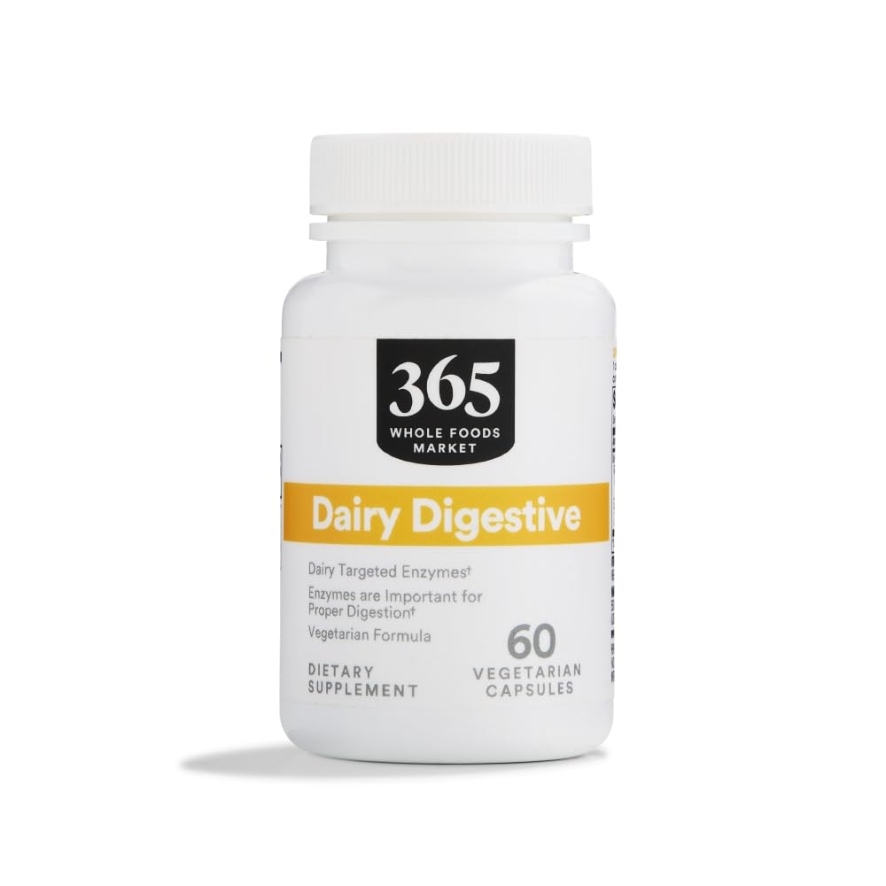 365 by Whole Foods Market, Dairy Digestive Enzymes, 60 Count