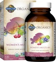 Jardín de Vida Multivitamina para Mujeres 40 Plus, Orgánica Mujeres Vitaminas, Hormona &amp; Salud de la mama Blend, Vegan, 120 Tabletas