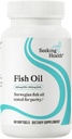 Buscando aceite de pescado saludable 400 mg EPA / 400 mg DHA aceite de pescado noruego probado para la pureza. 60 Softgels